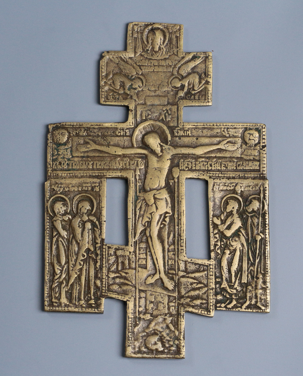Крест Распятие Христово XIX в. - фото - 1